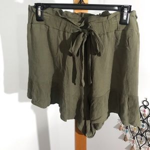 Large green paper bag shorts Target